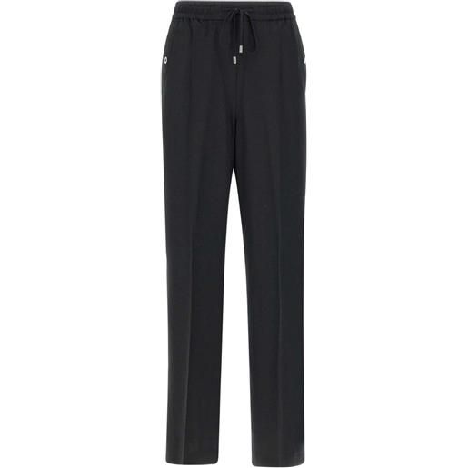 Iceberg pantaloni con applicazione logo - nero