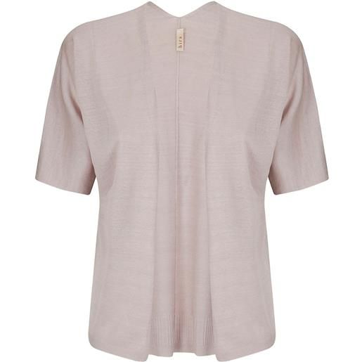 Stefano Mortari t-shirt con scollo henley - toni neutri
