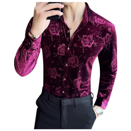 Camicia Rosa In Seta Lucida, 100% Made In Italy - Foto 12