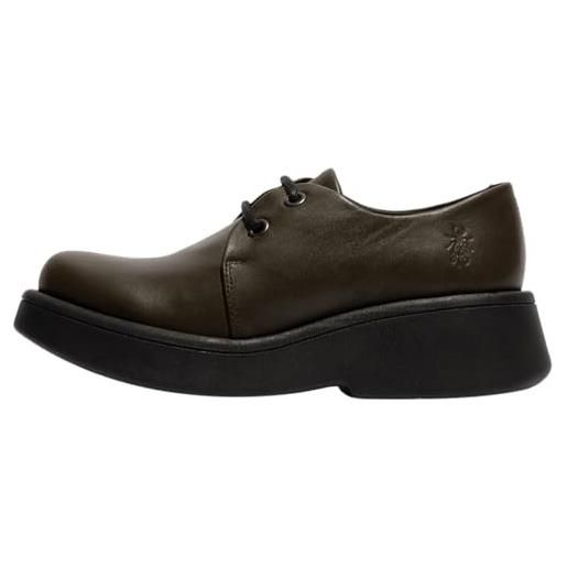Fly London mezi156fly, mocassino donna, militare, 40 eu