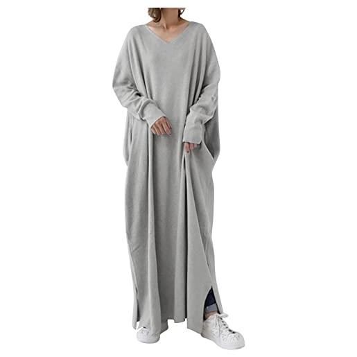 Dislsokrhov Abito Estivo Da Donna, Taglie Grandi, Oversize, Vokuhila, Stile Ibiza, Elbise Kadin Maxi Abito Leggero Sukienki Damskie Na Lato 03 Giallo Xl 120037213