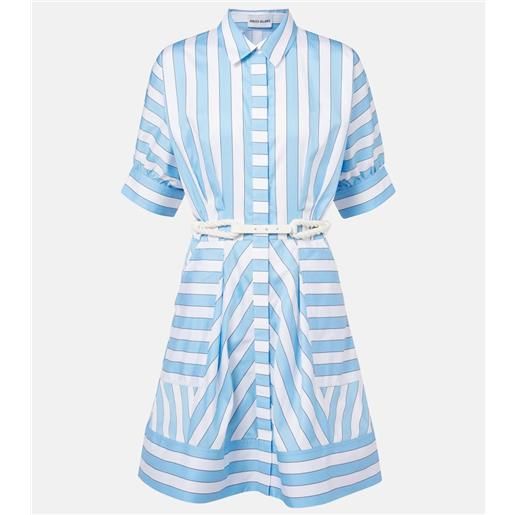 Rebecca Vallance miniabito nilah in cotone a righe