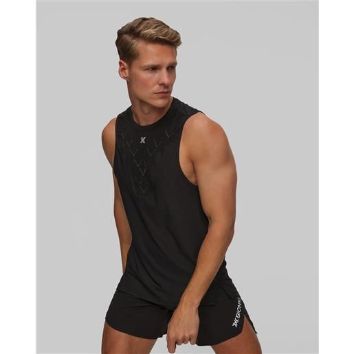 X-Bionic canottiera da corsa unisex x-bionic corefusion run tank nera