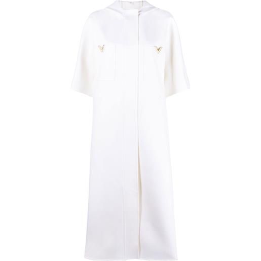 Valentino Garavani cappotto con cappuccio - toni neutri