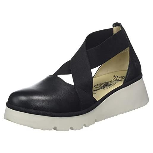 Fly London pacy415fly, sandali donna, nero, 38 eu
