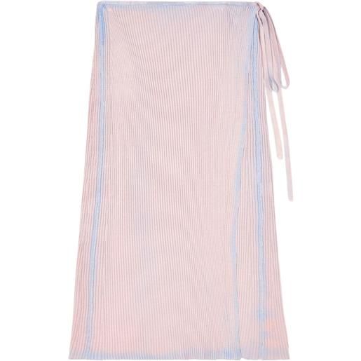 Diesel abito m-vigo midi a coste - rosa