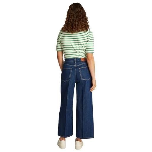 Tommy Hilfiger donna jeans wide leg ace vita alta, blu (ace), 30w/25l