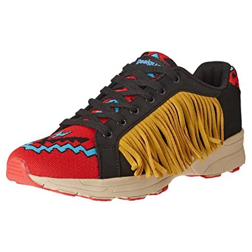 Desigual 19wskp03306138, scarpe da ginnastica donna, colore: rosso, 38 eu