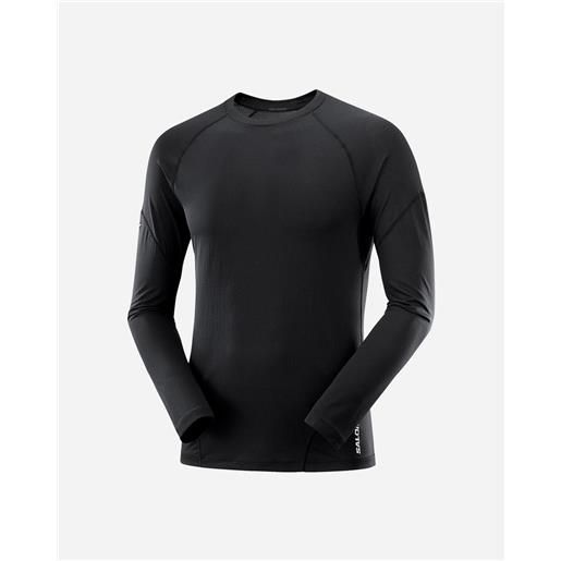 Salomon cross run m - felpa - uomo - nero