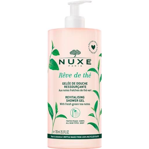 Nuxe rêve de thé gel doccia rivitalizzante maxi formato 750ml