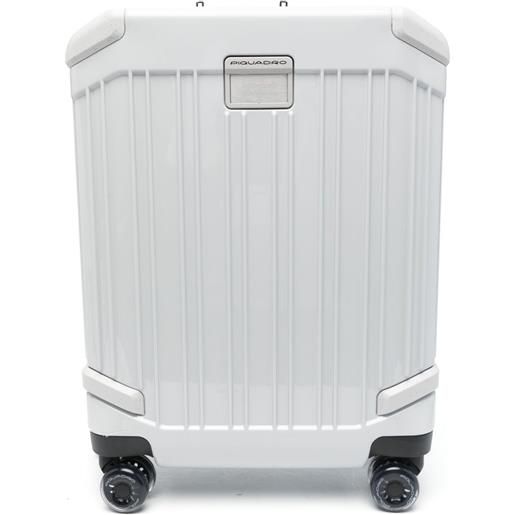 PIQUADRO trolley da cabina con quattro ruote - grigio