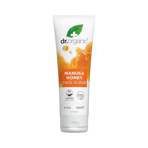 Dr.Organic dr. Organic manuka honey scrub viso, 125ml