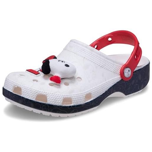 Crocs peanuts classic clog k, zoccoli unisex - bambini e ragazzi, multicolore, 38/39 eu