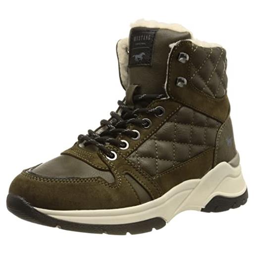 MUSTANG 1438-603, bottino stringato donna, militare, 40 eu