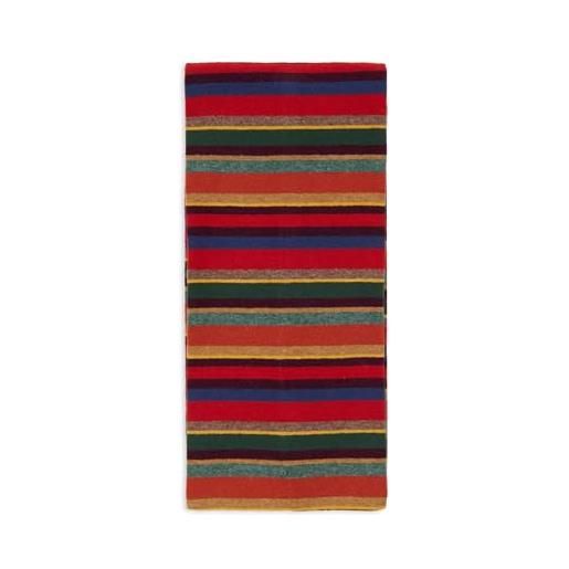 Gallo sciarpa bambino pile rosso righe multicolor