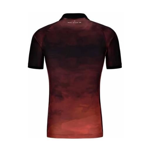 Kappa kombat pro 2025 away red star act jersey redstar | man | size xl | red bordeaux/black sponsor