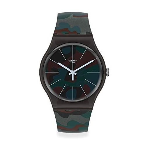Swatch orologio uomo camoucity originals new gent 41 mm summer suob175