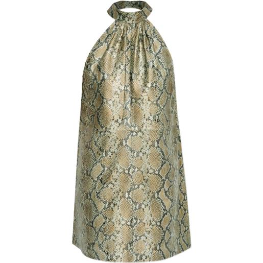 Gestuz abito con scollo all'americana - giallo