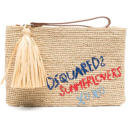 DSQUARED2 clutch summer lovers - toni neutri