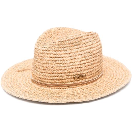 Borsalino fedora in paglia - toni neutri