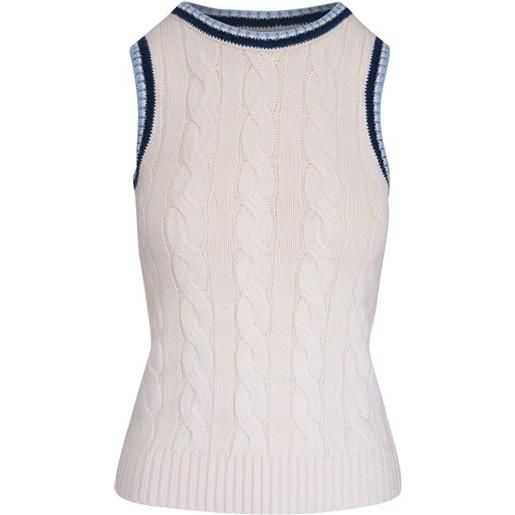 Veronica Beard gilet - bianco