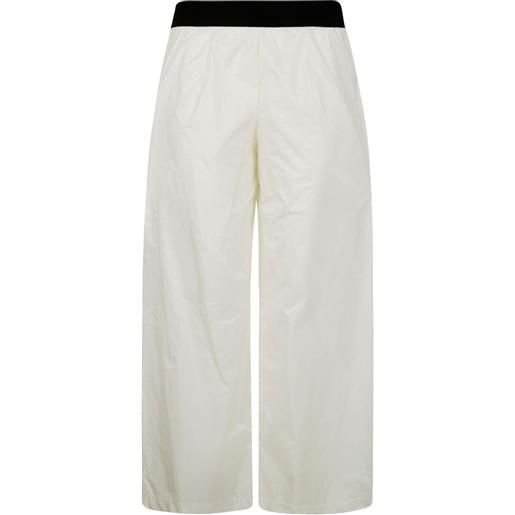 Maria Calderara pantaloni t364x-1 - bianco