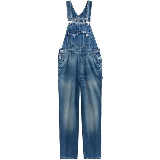 Polo Ralph Lauren tuta intera denim in misto cotone - blu