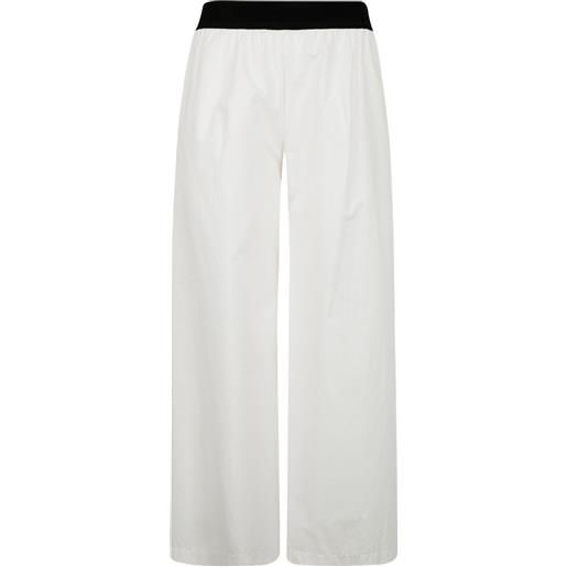 Maria Calderara pantaloni in cotone - bianco
