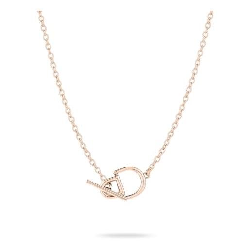 Collana Liebeskind Berlin In Acciaio Inossidabile Oro Rosa, Lunghezza Regolabile 40-45 Cm - 4