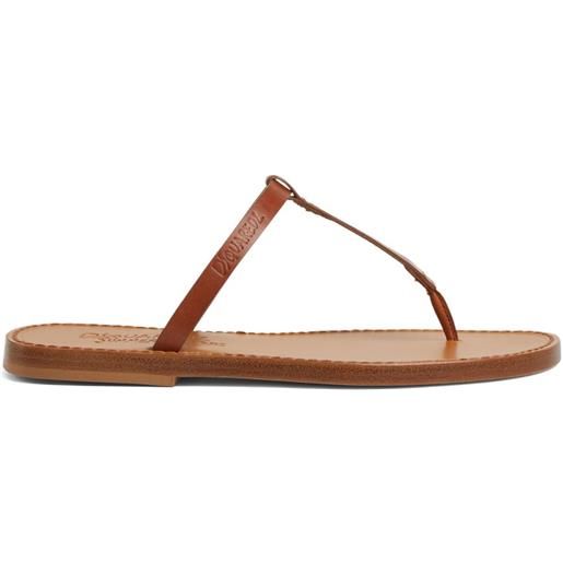 DSQUARED2 sandali in pelle - marrone