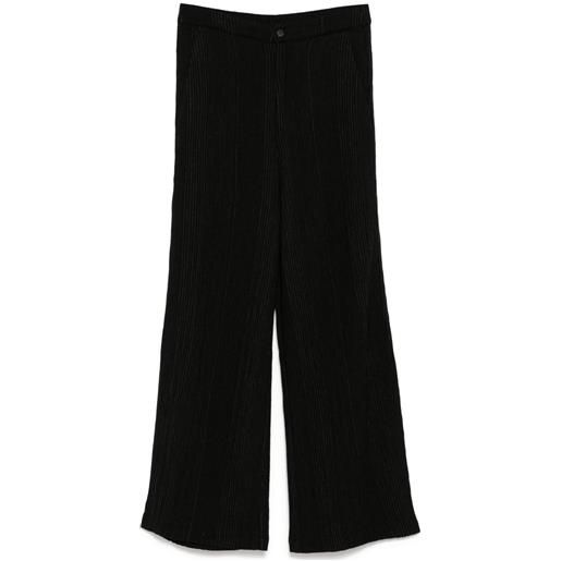 Transit pantaloni a palazzo - nero