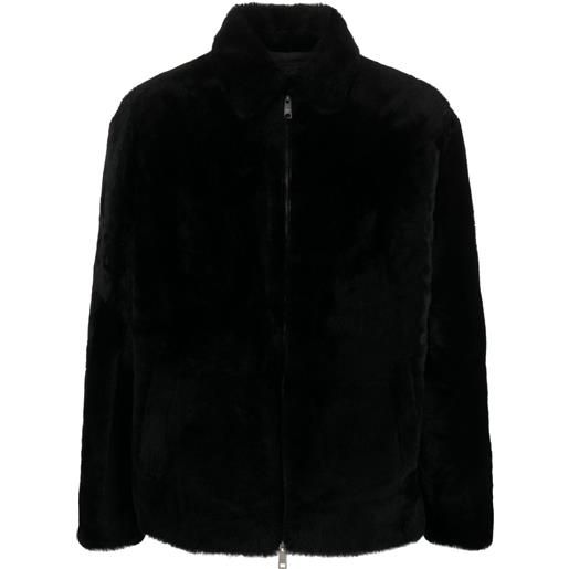 Prada giacca con logo - nero