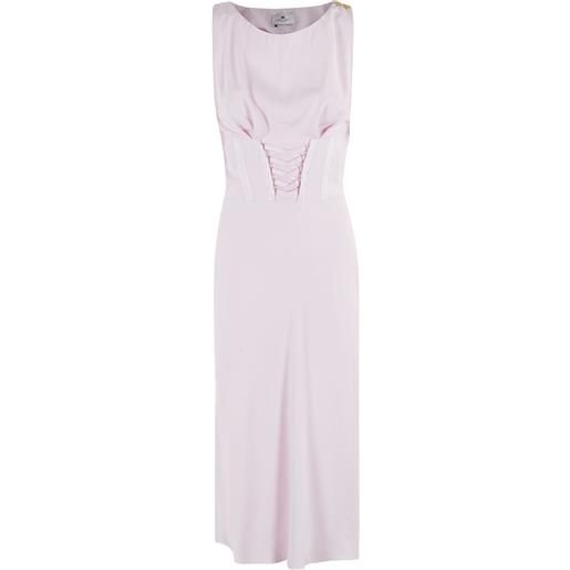 Elisabetta Franchi abito midi - rosa