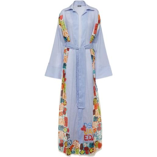 DSQUARED2 copricostume in cotone - blu