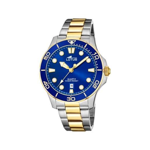 Lotus Orologio Uomo 15955/1 - Acciaio Inox, Quadrante Argento, Vetro Minerale, 5 ATM - 2