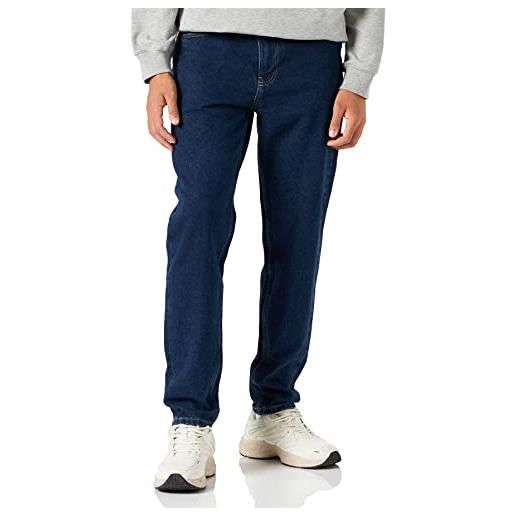 Calvin Klein jeans regular taper j30j321437 pantaloni, denim (denim medium), 36w / 34l uomo