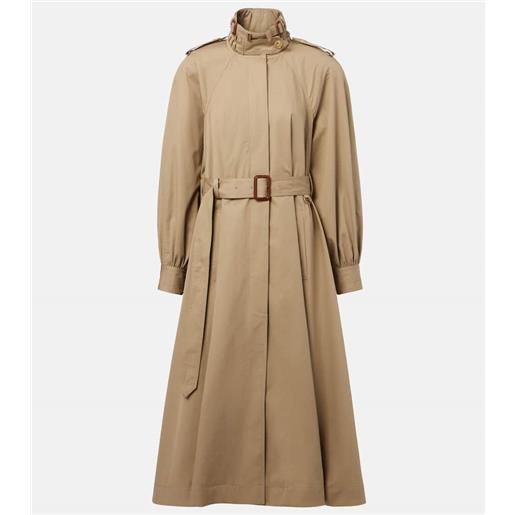 Chloe chloã© trench in gabardine di cotone