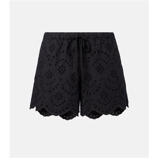 Poupette St Barth shorts cruse in cotone sangallo