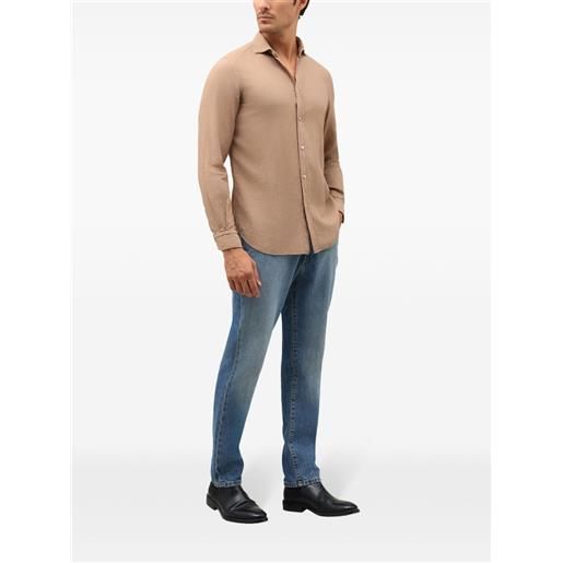 Boglioli camicia con bottoni - marrone