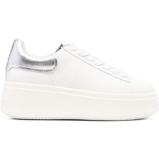 スニーカー ASH ADDICT03BIANCO Sneakers Addict Bianca E Argento ASH sneakers Addict bianca e argento - Stileo.it
