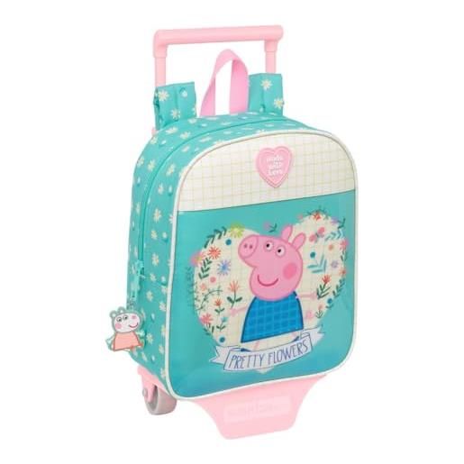Safta peppa pig pretty flowers backpack one size