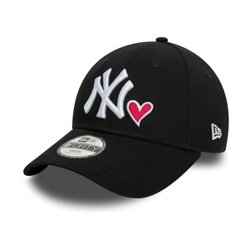 New Era ny yankees - berretto regolabile per bambini, colore: nero, taglia: youth, nero , 6-12 jahre