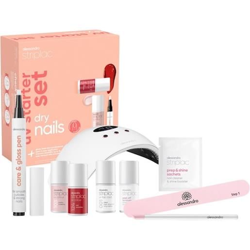 Alessandro unghie striplac-uv-colouruv starter set dry nails 1 stk. (63,96 € / 1 pz. )