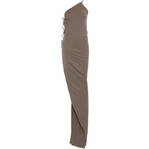 Rick Owens DRKSHDW abito lungo taco - grigio