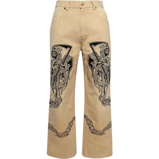 Warren Lotas jeans dritti in cotone - toni neutri