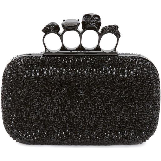 Alexander McQueen clutch knuckle - nero