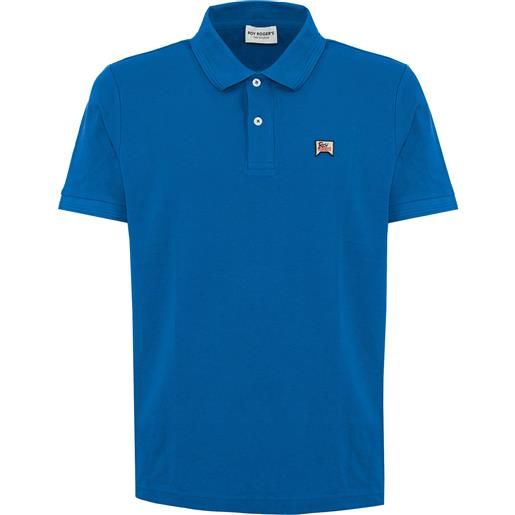 Roy Roger's polo in piquet sea blue