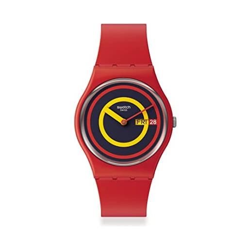 Swatch orologio concentric red, classico