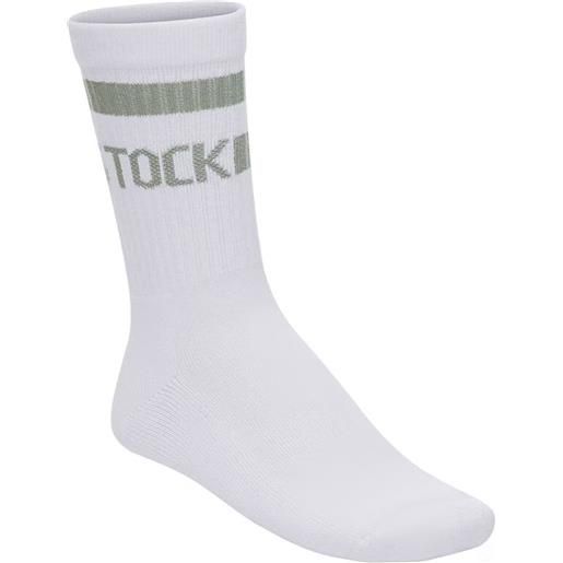 Birkenstock calzini in cotone tennis white sage