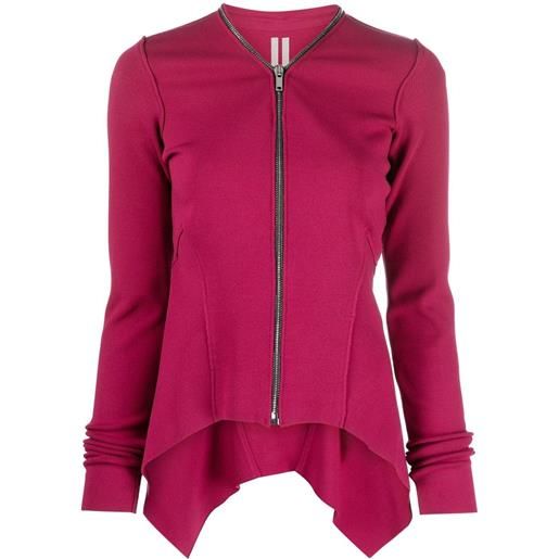 Rick Owens giacca con zip - rosa